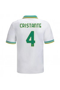 AS Roma Bryan Cristante #4 Jalkapallovaatteet Kolmaspaita 2025-26 Lyhythihainen